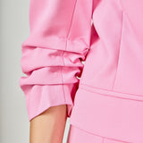 Sleeve Cinched 3/4 Blazer