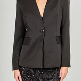 Fitted Sash Blazer