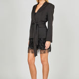 Fitted Sash Blazer
