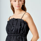 Sheen Ruffled Strapless Top