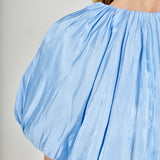 Sheen Effect Blouson Top