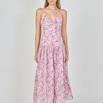 floral drop waist maxi dress Forever That Girl Drop-Waist Floral Cutout Maxi Dress