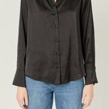 Silky Button up Top