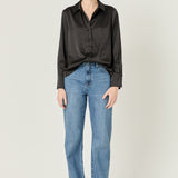 Silky Button up Top