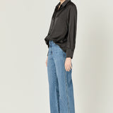 Silky Button up Top