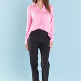 Silky Button up Top