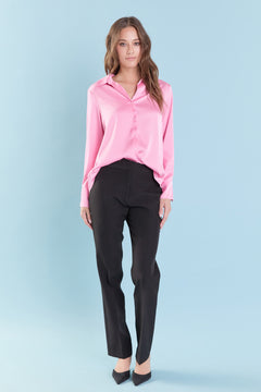 Silky Button up Top