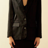 Satin Suit Blazer