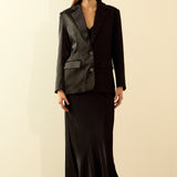 Satin Suit Blazer