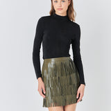 Sheen Stretch Long Sleeve Top