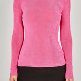 Sheen Stretch Long Sleeve Top