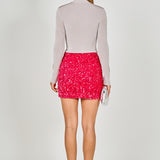 Sheen Stretch Long Sleeve Top