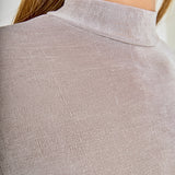Sheen Stretch Long Sleeve Top
