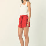 Ribbed Knit Sleeveless Top