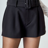 Belted Mini Shorts