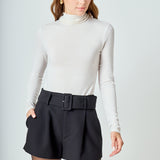 Belted Mini Shorts