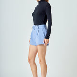 Belted Mini Shorts