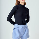 Belted Mini Shorts