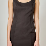 Cutout Bow Fitted Mini Dress