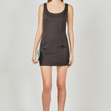 Cutout Bow Fitted Mini Dress