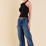 Cutout Knit Top