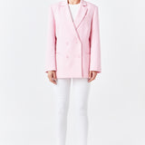 Double Breast Basic Blazer
