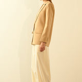 Single Breast 2 Piece Button Blazer