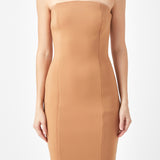 Scuba Strapless Mini Dress