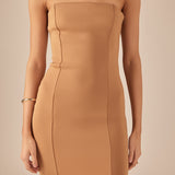 Scuba Strapless Mini Dress