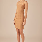 Scuba Strapless Mini Dress