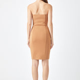 Scuba Strapless Mini Dress