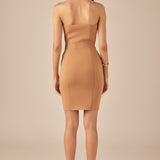 Scuba Strapless Mini Dress