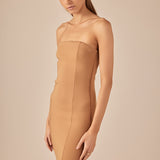 Scuba Strapless Mini Dress