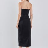 Strapless Midi Dress