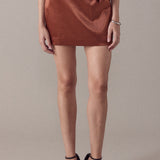 Corsage Trim Mini Skirt