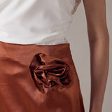 Corsage Trim Mini Skirt