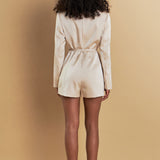 Premium Corsage Tie Romper