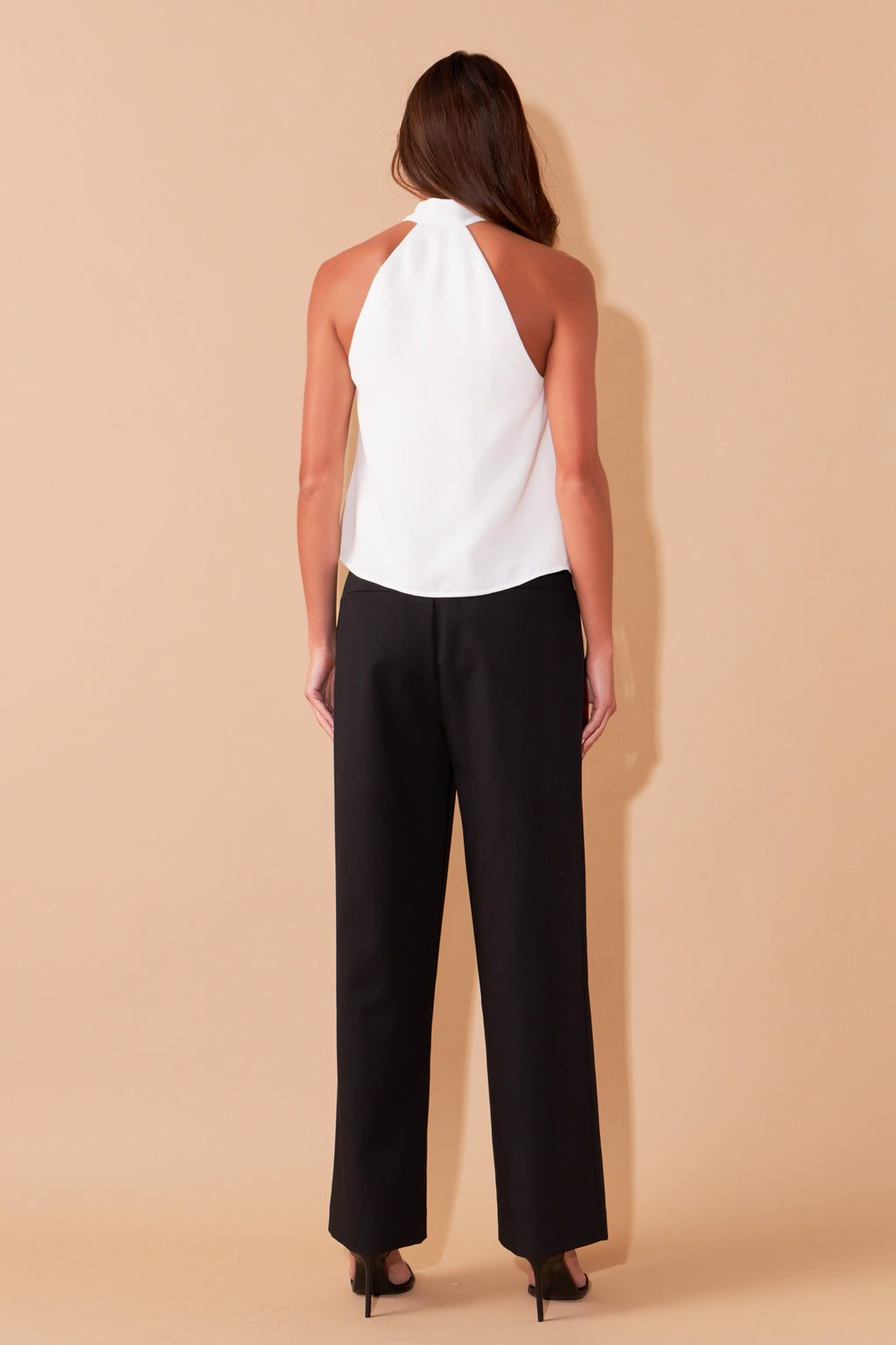 Front Tie Strapless Top