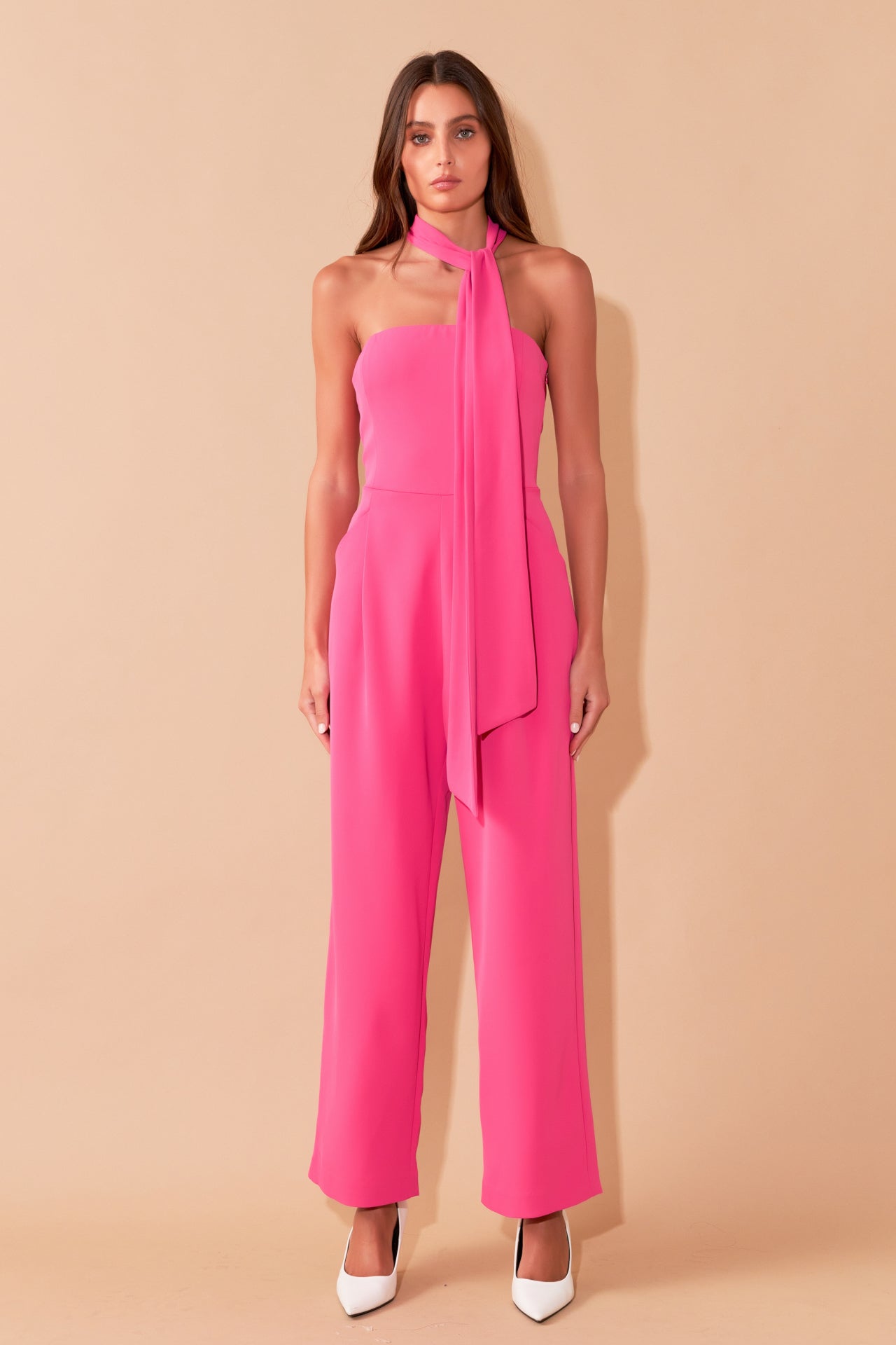 Endless Rose - Front Tie Strapless Jumpsuit - Jumpsuits in Women's Clothing available at endlessrose.com