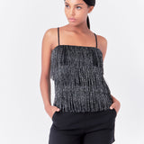 Fringe Tiered Top