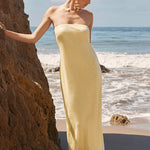 Strapless Sequined Maxi Dress – Endless Rose