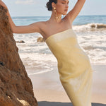 Strapless Sequined Maxi Dress Endless Rose Strapless Sequined Maxi Dress Endless Rose