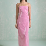 Courtney Strapless Sequined Maxi Dress