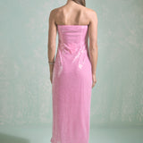 Courtney Strapless Sequined Maxi Dress