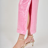 Courtney Strapless Sequined Maxi Dress