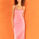 Contrast Binding Maxi Dress