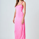 Contrast Binding Maxi Dress