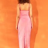 Contrast Binding Maxi Dress