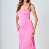 Contrast Binding Maxi Dress