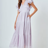 Open Back Maxi Dress